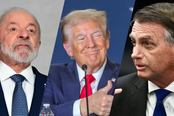 Trump diz que taxou o Brasil porque o que estão fazendo com Bolsonaro é UMA DESGRAÇA