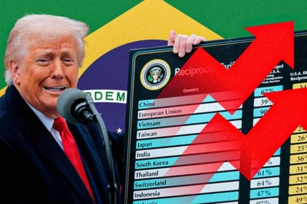 Trump assina decreto que oficializa tarifas de 50% ao Brasil
