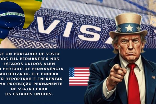 EUA fazem ALERTA EM PORTUGUÊS a quem ficar no país após fim do visto