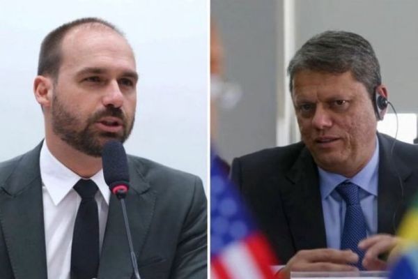 Eduardo Bolsonaro critica Tarcísio e cita Subserviência Servil às Elites