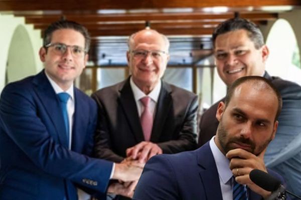 Eduardo Bolsonaro pressiona MOTTA, ALCOLUMBRE e ALCKMIN por ANISTIA