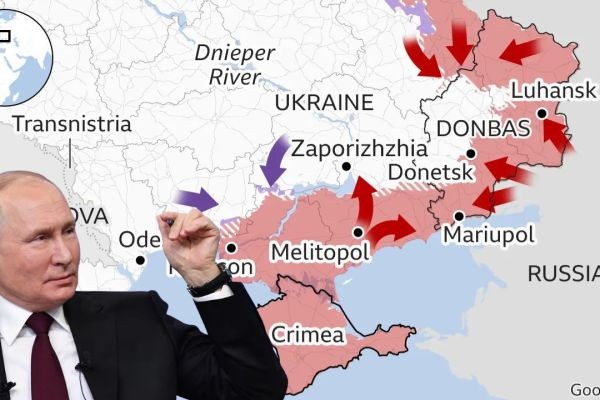 Trump diz a europeus que Putin quer região do DONBAS para encerrar guerra