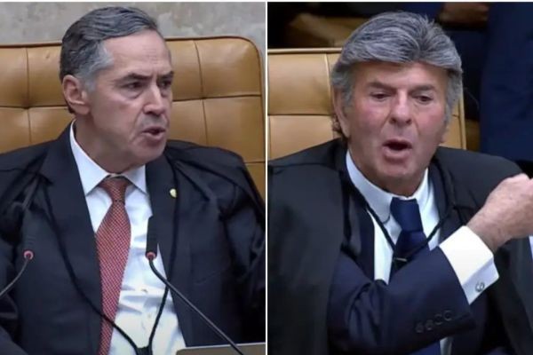 Barroso e Luiz Fux batem boca durante sessão do Supremo