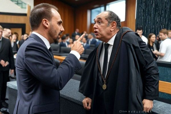 Eduardo alerta Gilmar sobre Lei Magnitsky