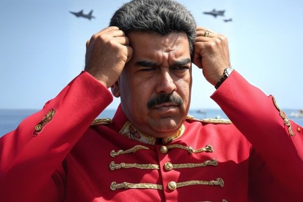 Em desespero Maduro apela em inglês para que não haja guerrae diz NO CRAZY WAR