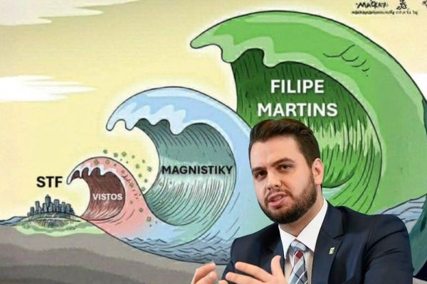Moraes nega uso de slides pela defesa de Filipe G Martins em julgamento no STF