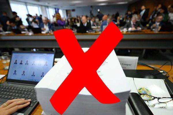 6×4: CPI DO CRIME ORGANIZADO rejeita relatório para indiciar 3 ministros do STF e o PGR.