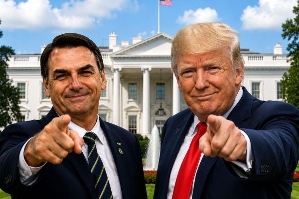 Trump convida Flávio Bolsonaro para reunião na Casa Branca na próxima semana