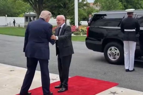 Trump recebe Lula na Casa Branca