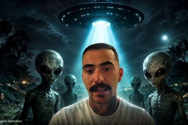 Influenciador que viralizou com vídeo de suposto OVNI e vira garoto propaganda