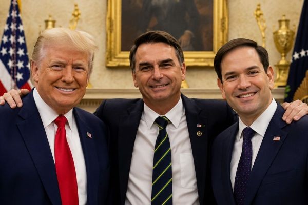 Flávio Bolsonaro antecipa viagem aos EUA para combater tarifaço