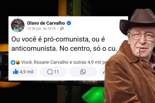 No Centro, Só o Cu: O Que Olavo de Carvalho Pensava Sobre a Neutralidade na Política