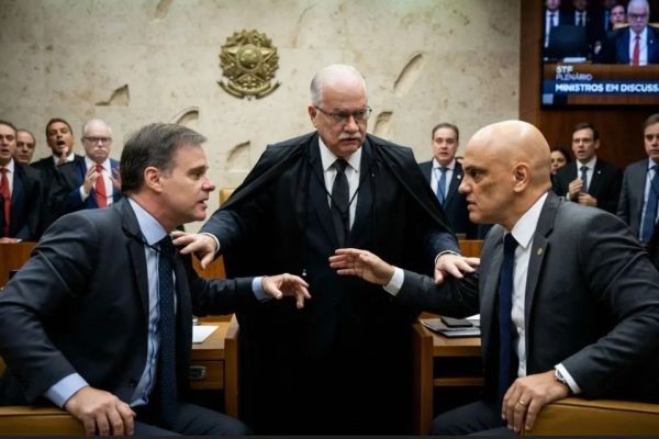 Fachin suspende decisão de Mendonça e Dino, tira Moraes do famigerado inquérito das Fake News e marca sessão para o dia 15/09