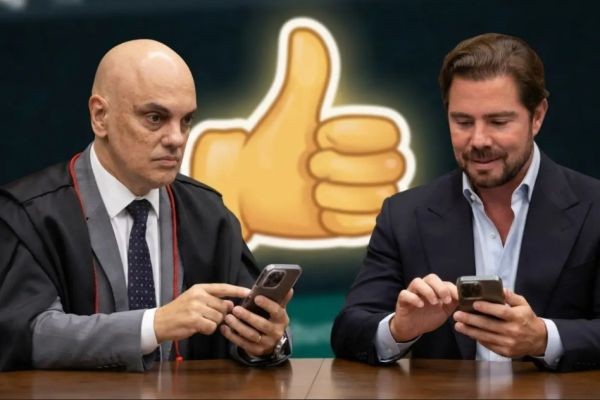 Como emojis podem ser a prova chave em diálogos entre Moraes e Vorcaro