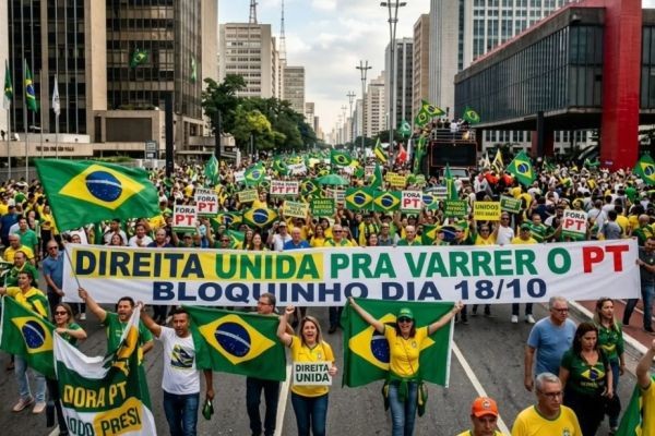 Mobilização Verde e Amarela: Confirmado o Bloquinho 22 na Avenida Paulista para o dia 18/10